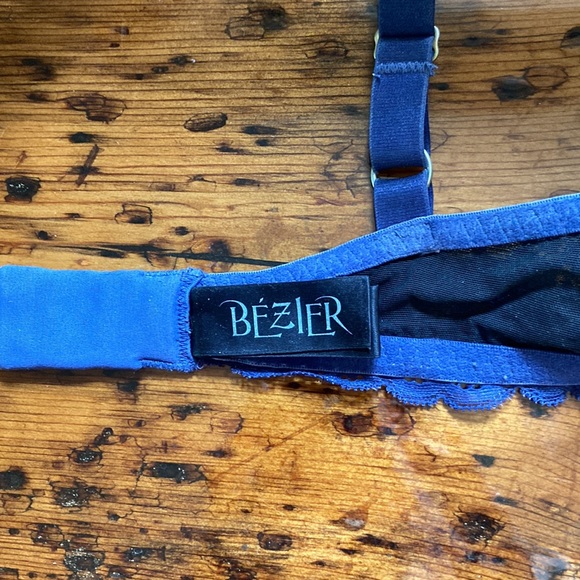 Navy Lace Bra - Picture 2 of 4